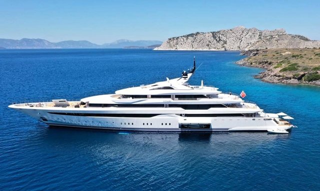 Last-minute availability for Greece yacht charter with brand new 95m yacht O'PARI 