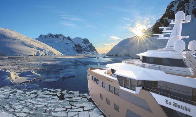 Groundbreaking expedition yacht 'La Datcha', currently in build, to charter in 2021