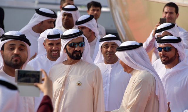 Sheikh Mohammed Visits Dubai Boat Show 2017