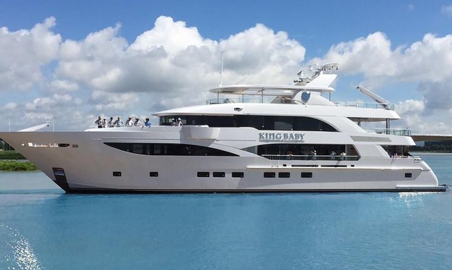 Luxury Yacht Charter KING BABY Set For First Post-COVID Boat Show Appearance In Antigua