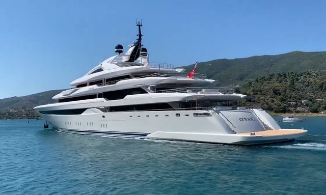 Exclusive Video: 95m O'Pari Superyacht spotted in Greece