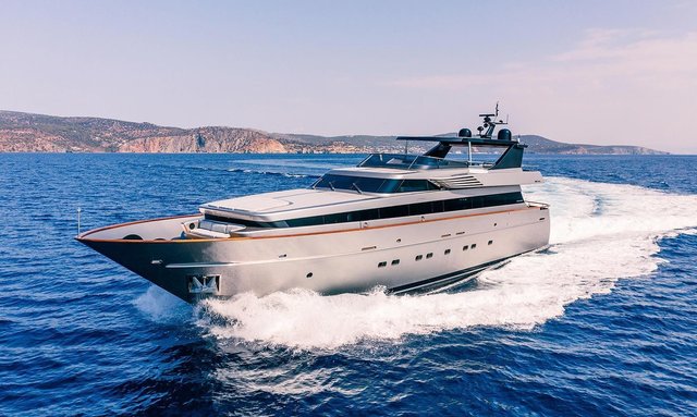 31m luxury yacht OVAL available for Greece charters
