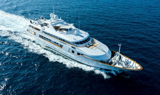 Charter 56m yacht TACANUYA for high-season events this spring