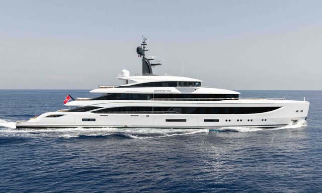 Superyacht charter SYMMETRY joins global yacht charter fleet following delivery