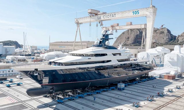 91m yacht TRANQUILITY fresh from refit ahead of Mediterranean charter season