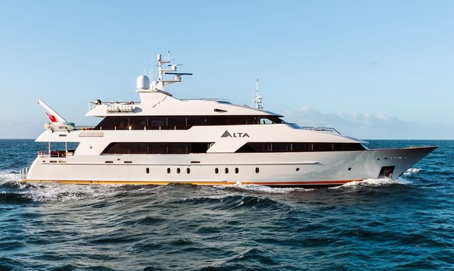 Charter yacht ALTA announces limited Christmas availability in the British Virgin Islands