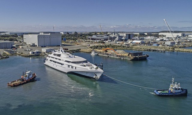 World’s largest tri-hulled M/Y ‘White Rabbit’ delivered