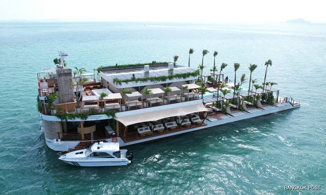 Thailand's  YONA Floating Beach Club open for showstopping yacht charters