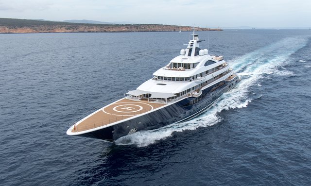 111m charter yacht TIS: the largest superyacht set to attend 2019 Monaco Yacht Show