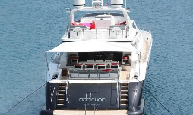 Addiction yacht joins charter fleet