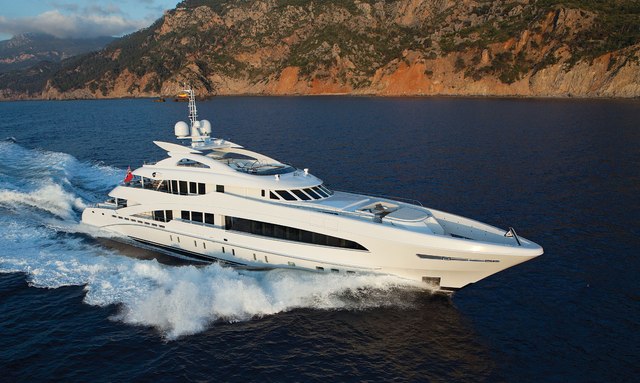50m superyacht KNIGHT joins the charter fleet in the Caribbean 