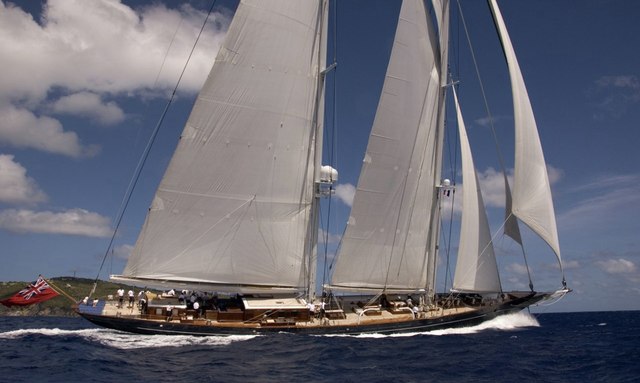 Sail Yacht METEOR in Caribbean