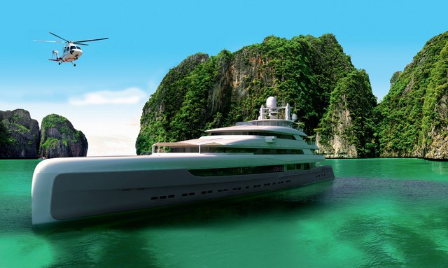 New renderings reveal serenity aboard 88m M/Y 'Illusion Plus'
