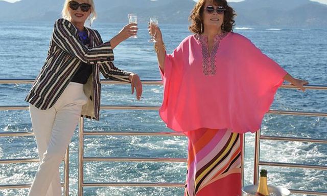M/Y THUMPER Stars In ‘Absolutely Fabulous The Movie’