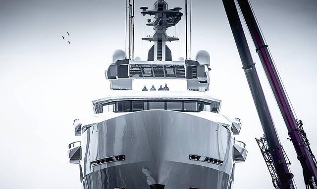 New Photos: 90m Oceanco DREAMBOAT hits the water