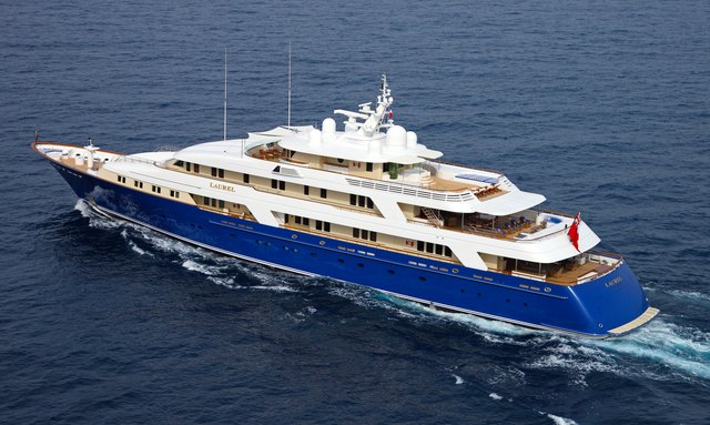 M/Y LAUREL opens for charter in the Caribbean this winter