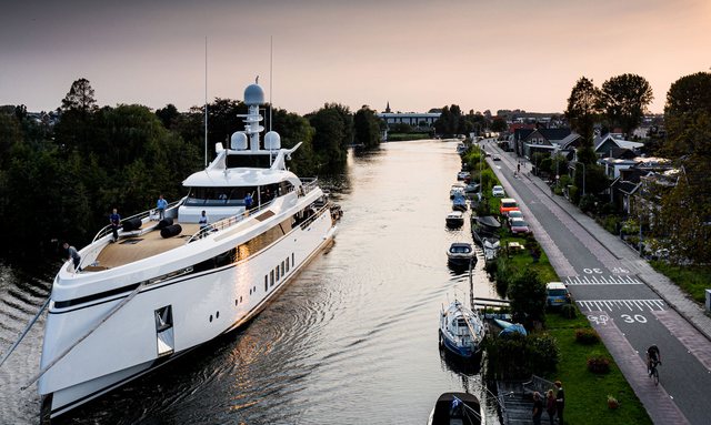 Feadship’s super-fast 50m superyacht ‘Totally Nuts’ prepares for sea trials