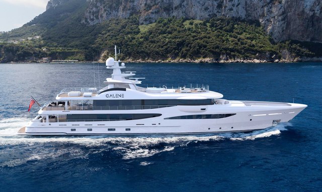 55m superyacht GALENE available for BVI yacht charters