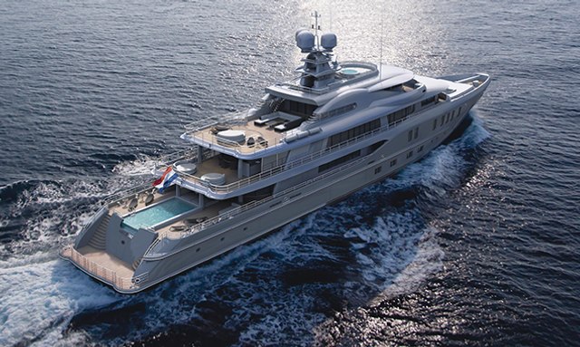 Brand new 74m Amels superyacht UNIVERSE undergoes sea trials