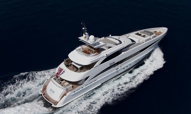 Superyacht JEMS now available in the Med