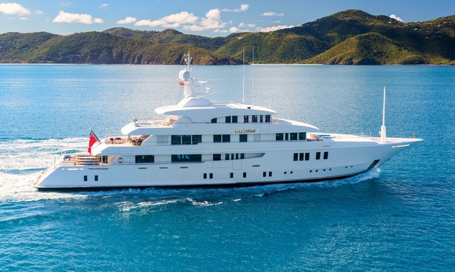 Last chance to charter 62.5m superyacht PARTY GIRL in the Caribbean