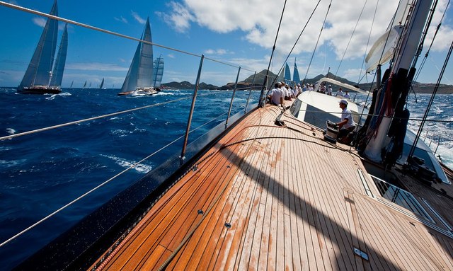 Charter Yachts Prepare for St Barths Bucket 2017
