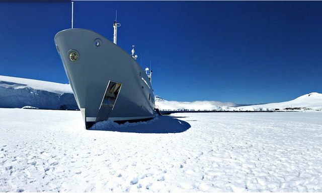 Expedition Yacht ENIGMA XK Currently In The Antarctic