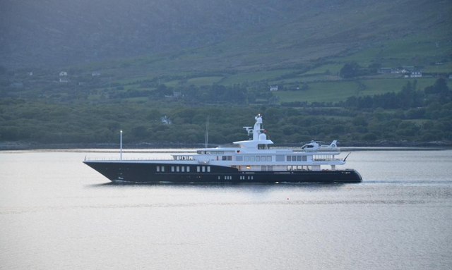 Superyacht AIR arrives in Ireland