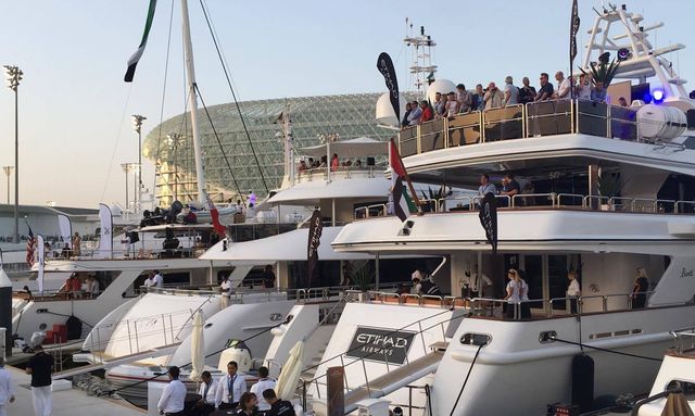 Superyachts Flock to the Abu Dhabi Grand Prix 2016