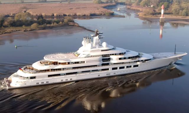 Exclusive: 140m Lurssen superyacht 'Project Lightning' delivered and named SCHEHERAZADE