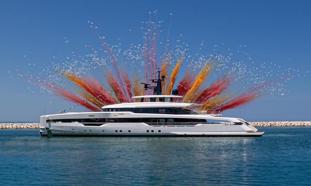CRN celebrates weekend launch of superyacht CIAO