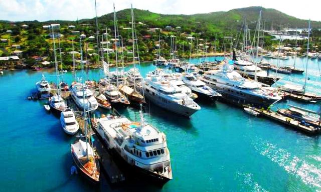Superyachts arrive for Antigua Charter Show