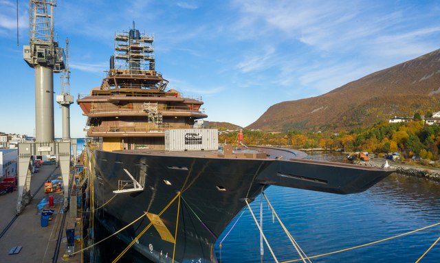 2 First on board: YachtCharterFleet tours 183m research and expedition yacht REV Ocean at VARD shipyard, Norway