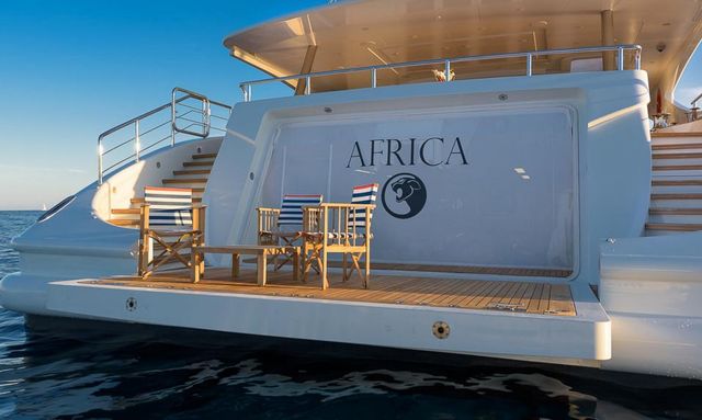 Freshly refit M/Y AFRICA joins charter fleet
