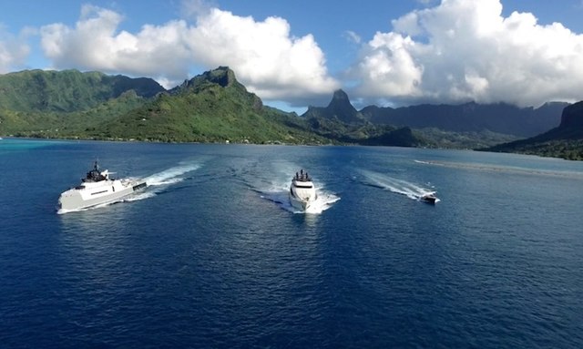 Video: M/Y VANTAGE with Support Vessel