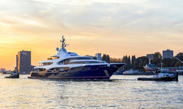Superyacht BARBARA Delivered From Oceanco
