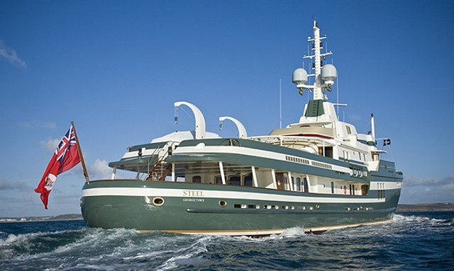 M/Y STEEL Returns to the Mediterranean