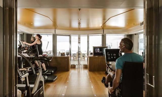 Main deck wellness retreat on Lady E