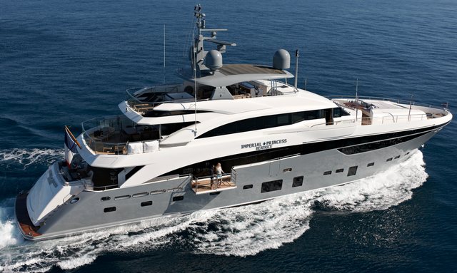 Final Summer 2026 Availability Released for Superyacht Charter IMPERIAL PRINCESS BEATRICE