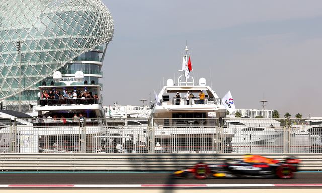 Superyachts gear up for the 2023 Formula 1 in Abu Dhabi