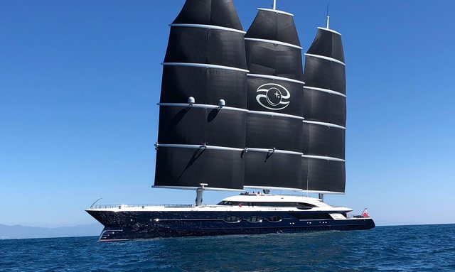 World’s largest S/Y ‘Black Pearl’ arrives in Mediterranean