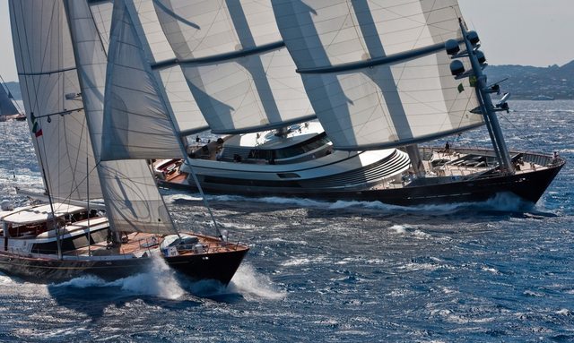 Charter yachts head to Sardinia for Perini Navi Cup 2018