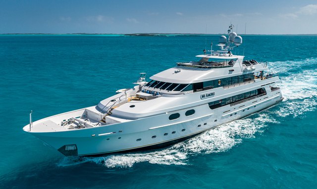 Charter yacht AMORE unveils multi-destination Americas itinerary through 2027