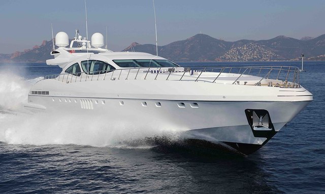Mangusta charter yacht VENI VIDI VICI announces 15% discount for September West Mediterranean yacht charters