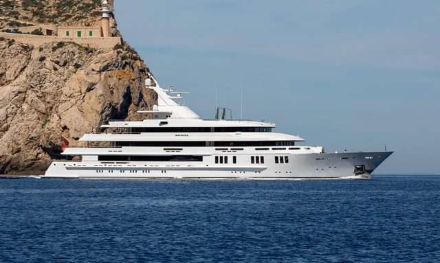 76M Amels Superyacht BOADICEA joins Caribbean yacht charter fleet