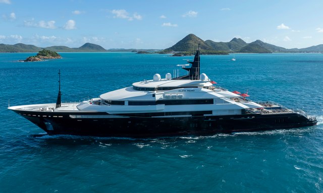 Late Summer Offer: 81m superyacht rental ALFA NERO offers discounted rates for Greece yacht charters