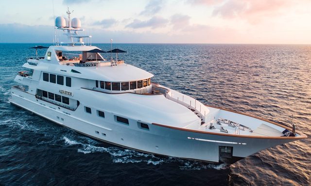 Luxury yacht charter AQUASITION opens holiday bookings for Caribbean season, including St. Barts New Year's Eve