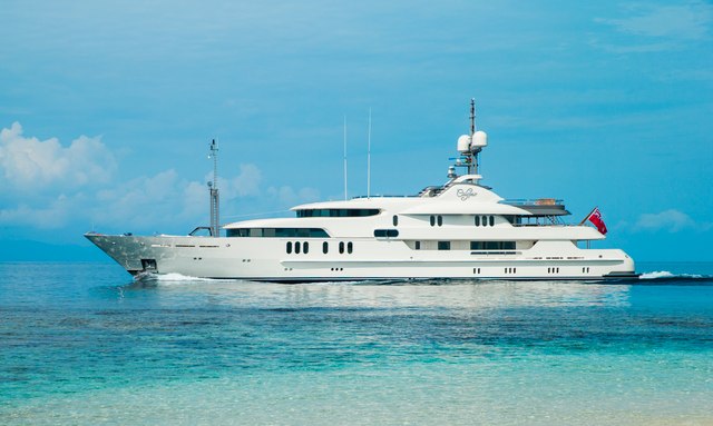 61.5m CALYPSO offers early-bird availability for Caribbean yacht charters