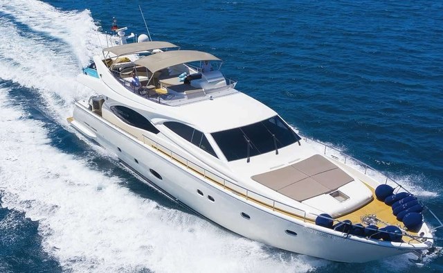 Luna Rossa yacht charter Ferretti Yachts Motor Yacht