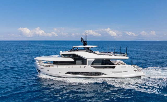 Trilogy yacht charter Ferretti Yachts Motor Yacht
